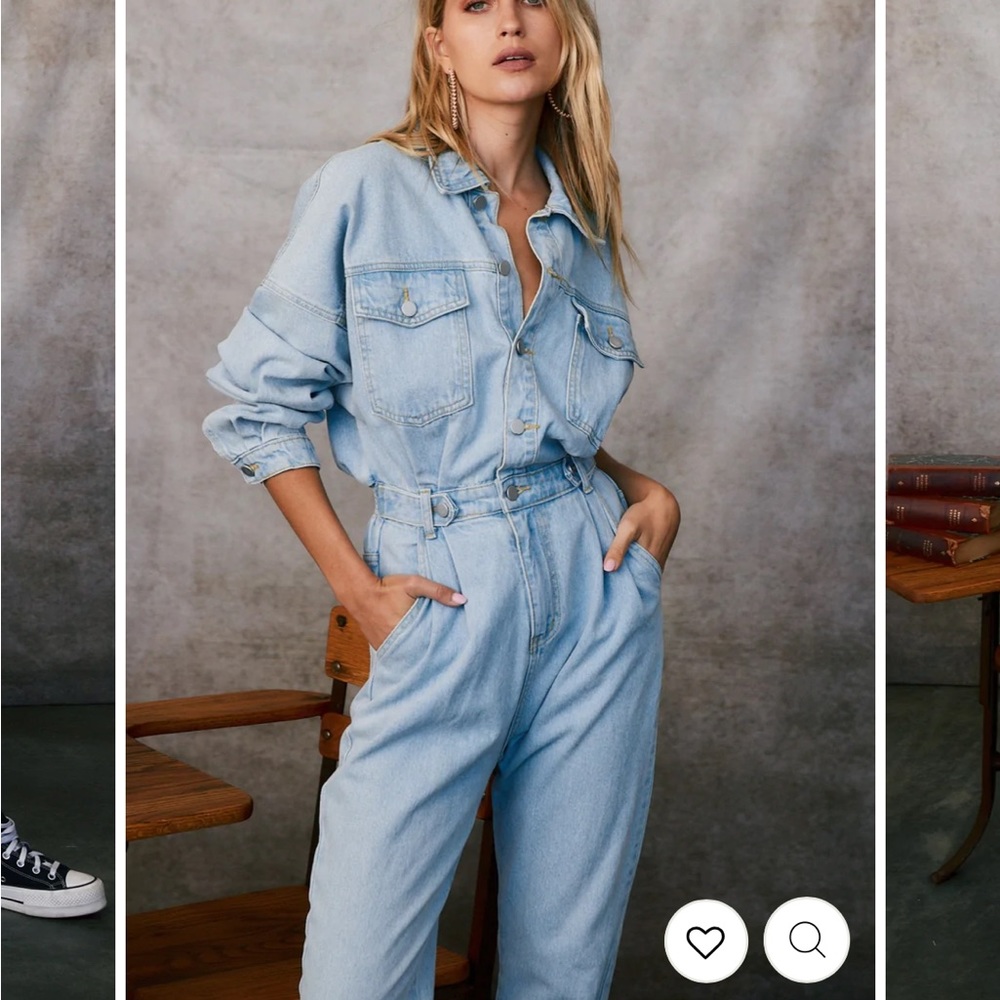 Hendrix jean jumpsuit